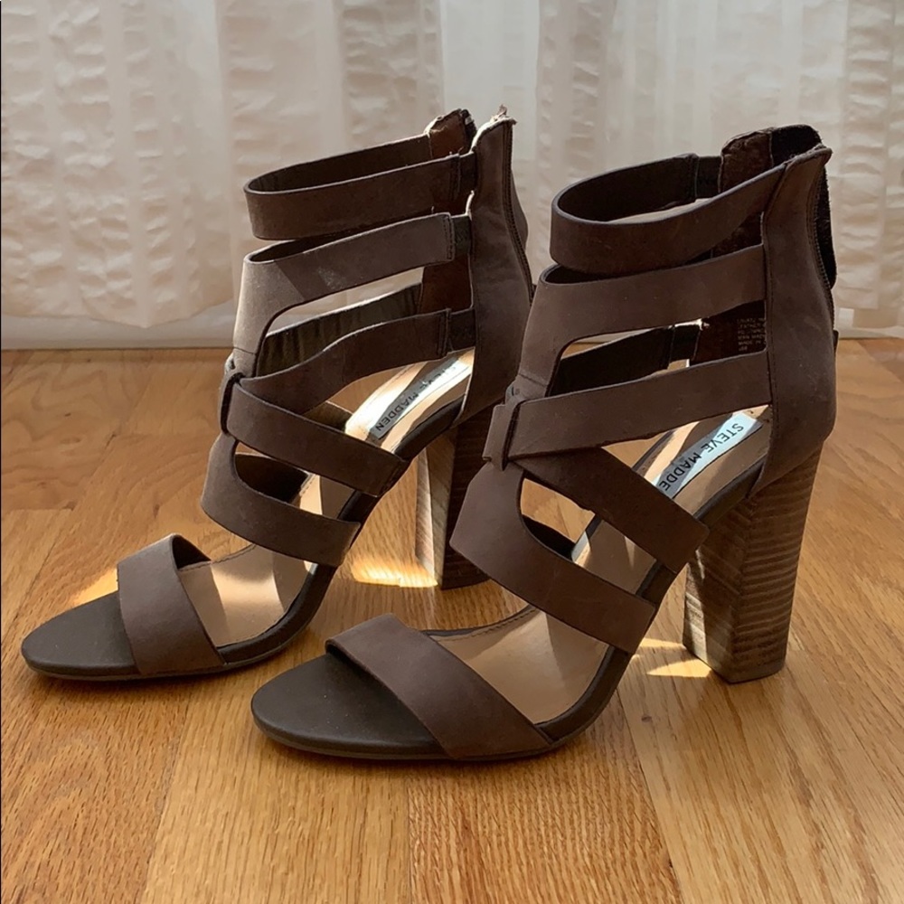 Steve Madden Gladiator block Heel Sandal